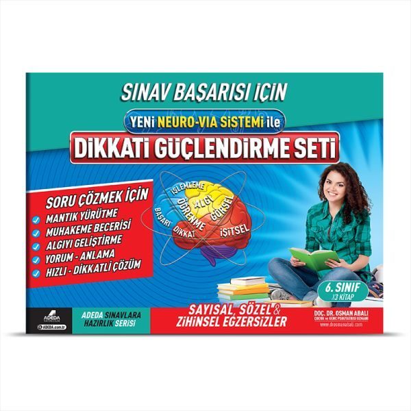 Dikkati Güçlendirme Seti  6. Sınıf – 12 Yaş  (4022)