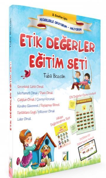 Damla 2. Sınıf Etik Değerler Eğitim Seti  (4022)