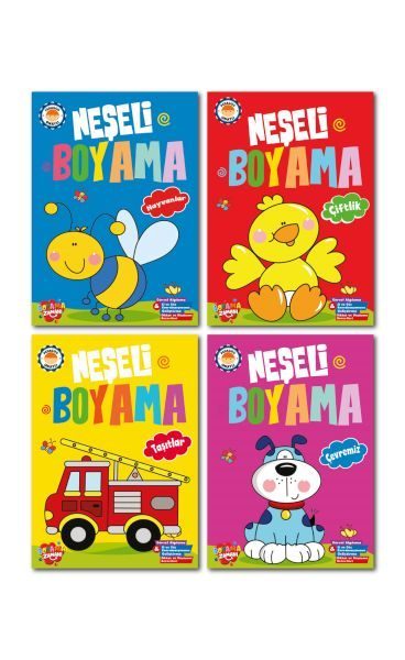 Neşeli Boyama 10 Set +1 Set (44 Kitap)  (4022)