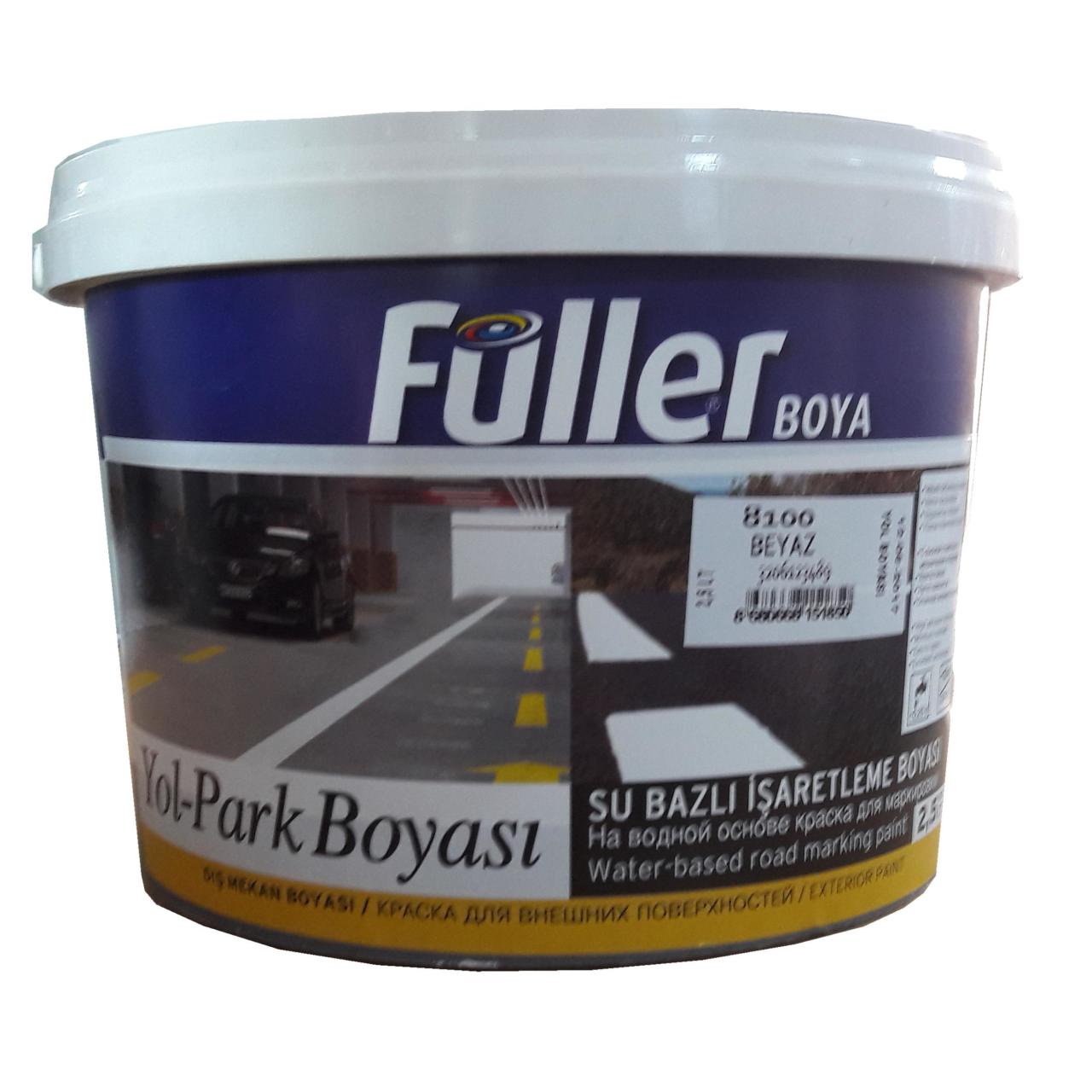 CLZ202 Füller Beyaz Yol Çizgi Boyası 2,5 Litre Su Bazlı