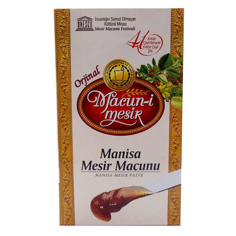 CLZ214 Manisa Mesir Macunu Cam Kavanoz 400 Gr