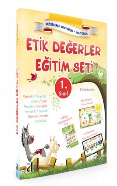 Damla 1.Sınıf Etik Değerler Eğitim Seti  (4022)