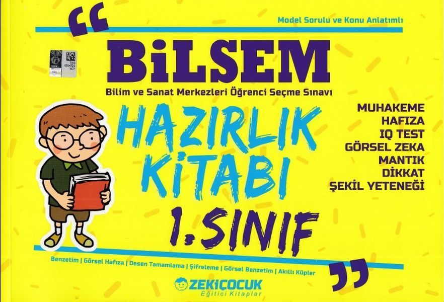 Örnek Akademi  Bilsem 1.Sınıf Hazırlık Kitabı (Yeni)  (4022)