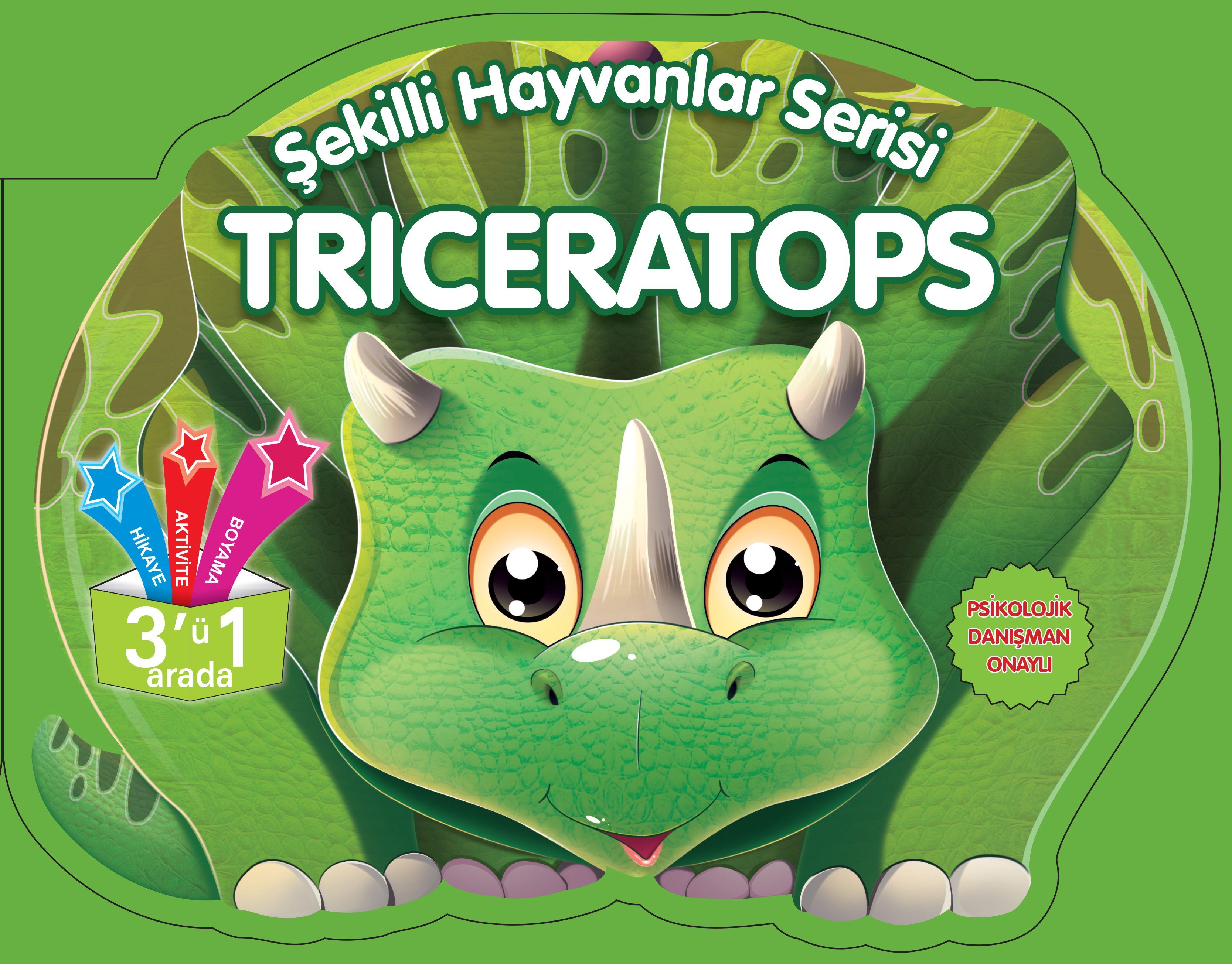 Şekilli Hayvanlar Serisi - Triceratops  (4022)