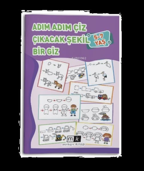 Adım Adım Çiz Çıkacak Şekil Bir Giz 5-7 Yaş  (4022)