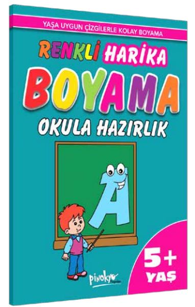 Renkli Harika Boyama Okula Hazırlık (5+Yaş)  (4022)