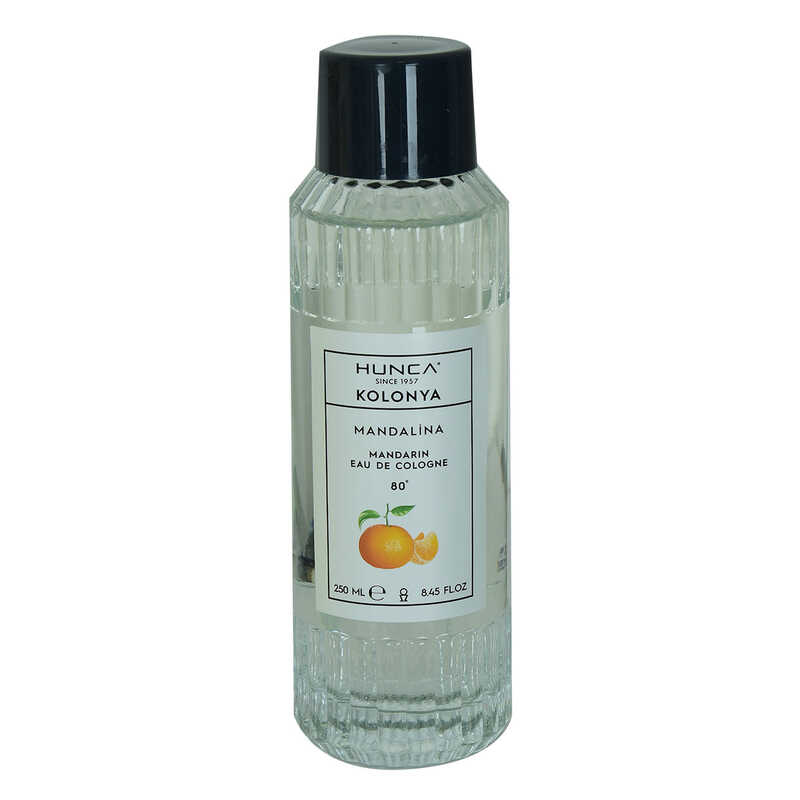 CLZ214 Mandalina Kolonyası 80 Derece Cam Şişe 250 ML - Eau De Cologne