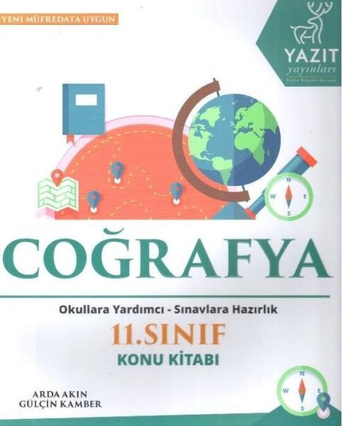 Yazıt 11. Sınıf Coğrafya Konu Kitabı  (4022)