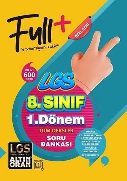 Altın Oran 8.Sınıf Lgs 1.Dönem Tüm Dersler Soru Bankası  (4022)