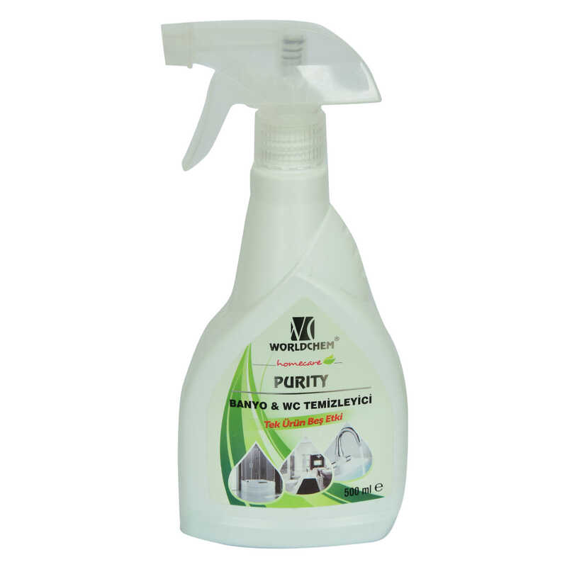 CLZ214 Purity Banyo ve Wc Temizleyici 5 Etki Sprey Şişe 500 ML