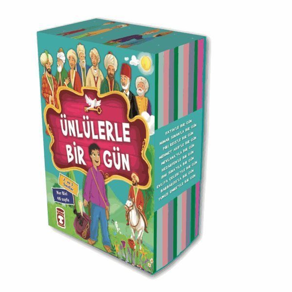 Ünlülerle Bir Gün (10 Kitap)  (4022)