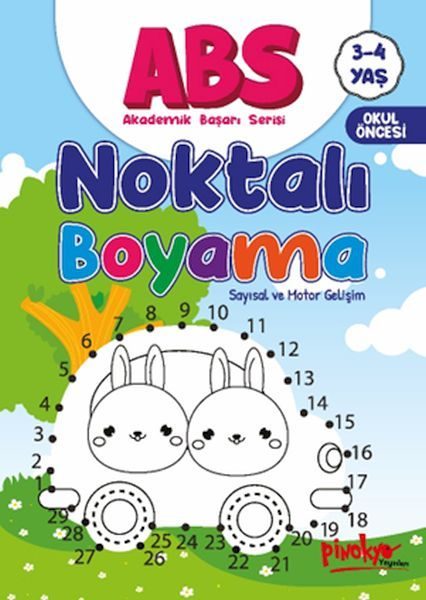 ABS 3-4 Yaş Noktalı Boyama  (4022)