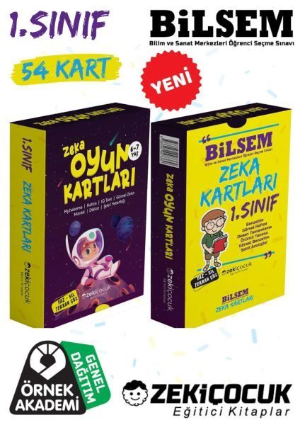 1.Sınıf Bilsem Zeka Kartları  (4022)