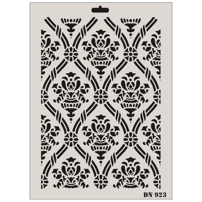 CLZ202 Rich Dantel Seri DN-923 Stencil 35x25 cm