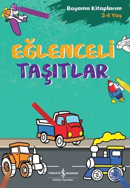 Eğlenceli Taşıtlar - Boyama Kitaplarım 3 - 4 Yaş  (4022)