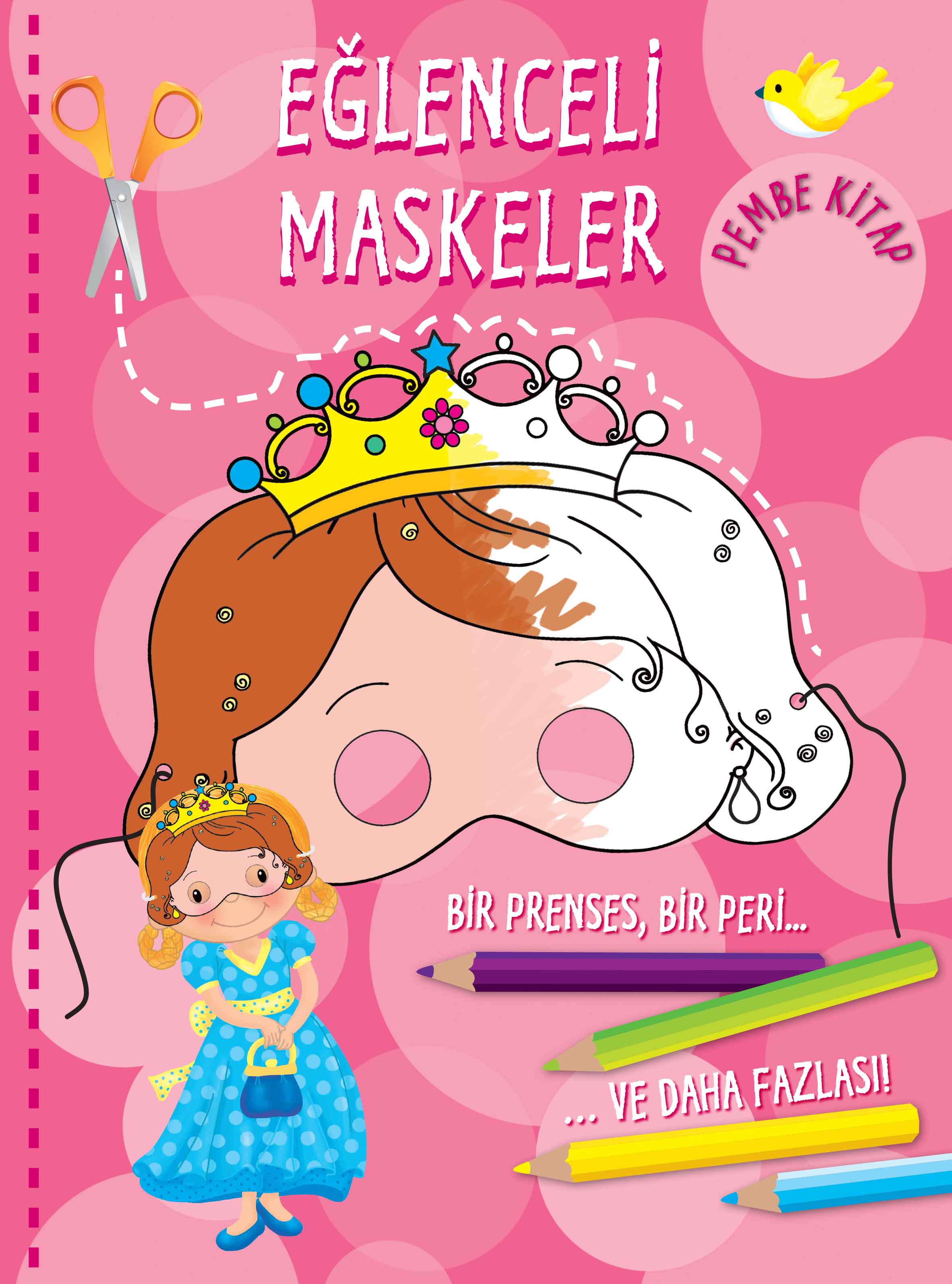 Eğlenceli Maskeler (Pembe Kitap)  (4022)