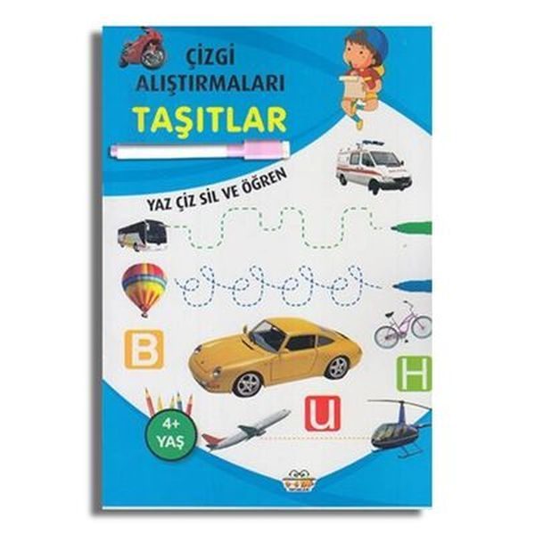 Çizgi Alıştırmaları Taşıtlar  (4022)