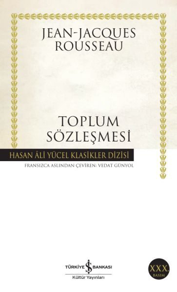 Toplum Sözleşmesi - Hasan Ali Yücel Klasikleri  (4022)