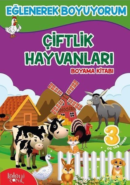 Çiftlik Hayvanları Boyama Kitabı  (4022)