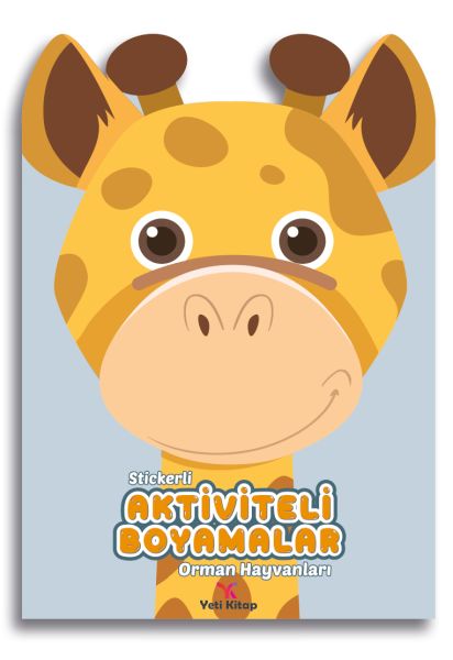 Stickerli Aktivite ve Boyamalar Orman Hayvanları  (4022)