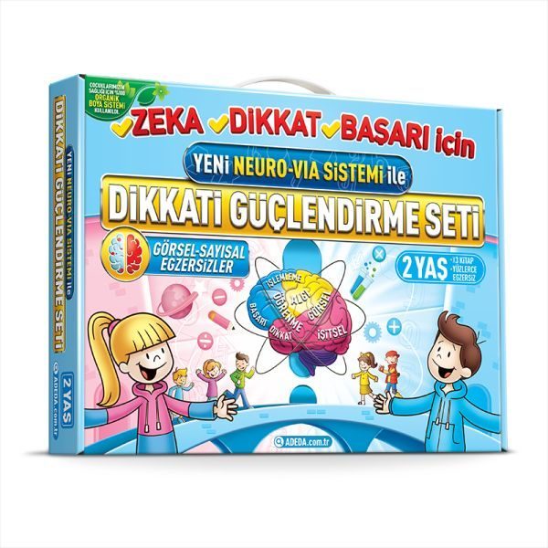 Dikkati Güçlendirme Seti - Anasınıfı –2 Yaş Neuro-Via  (4022)