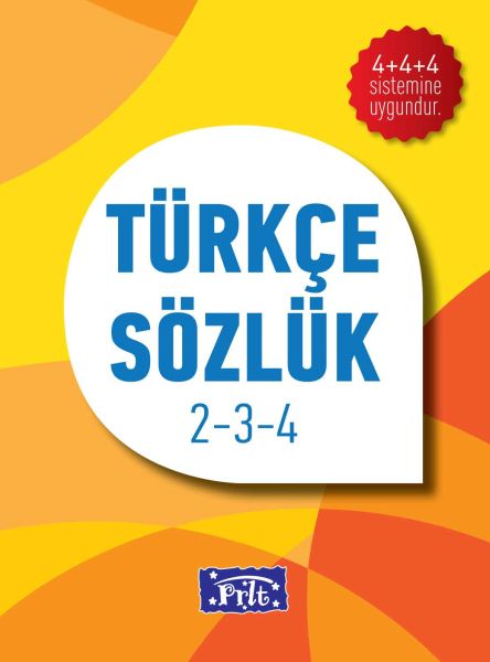 İlköğretim Türkçe Sözlük Karton Kapak 2-3-4  (4022)