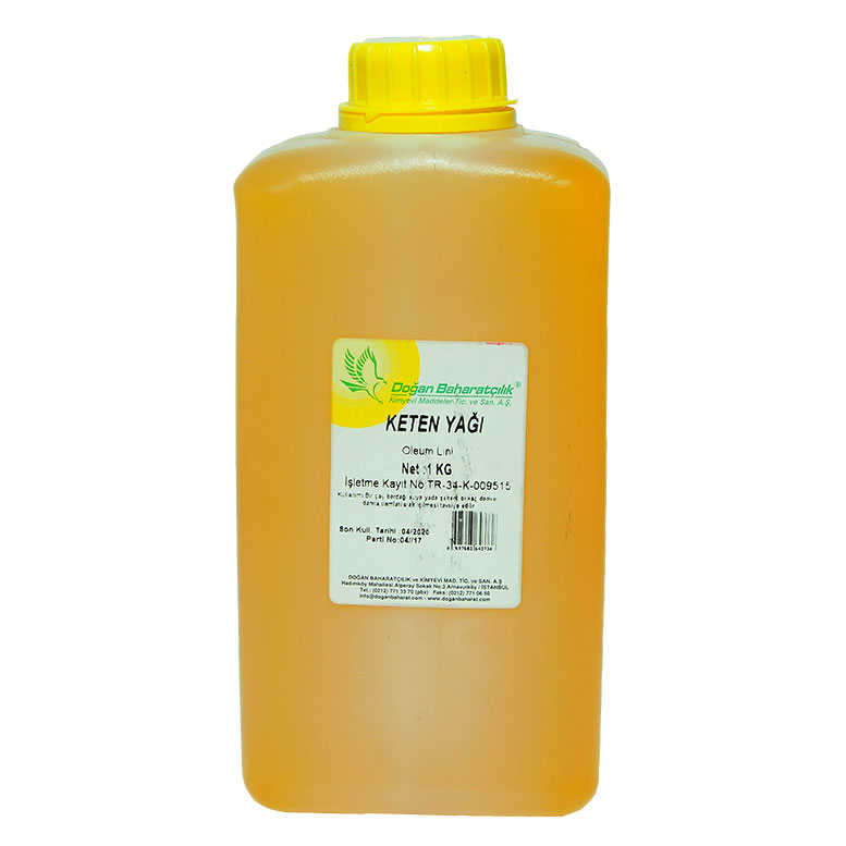 CLZ214 Keten Yağı Pet Bidon 1000 Gr