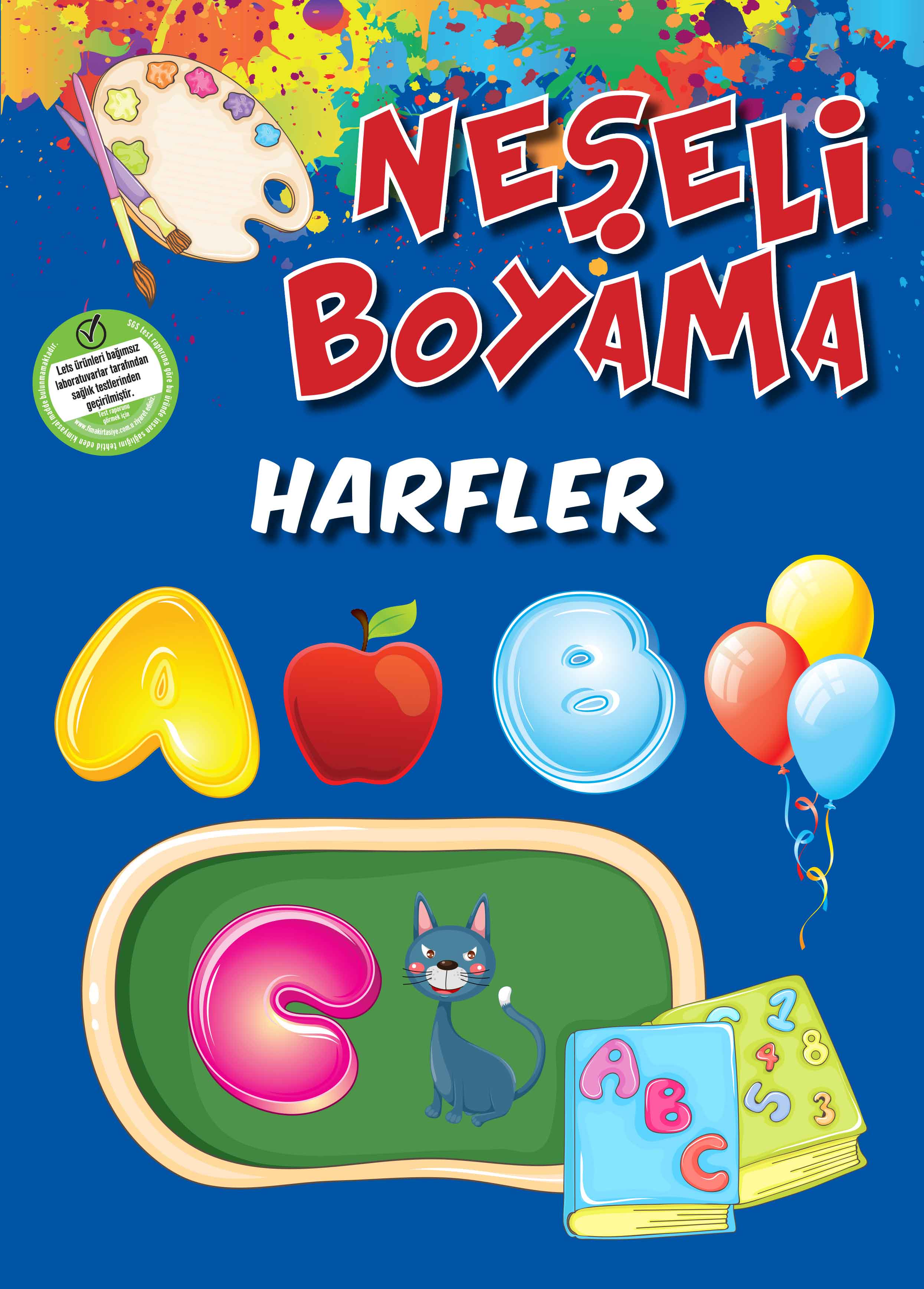 Neşeli Boyama - Harfler  (4022)