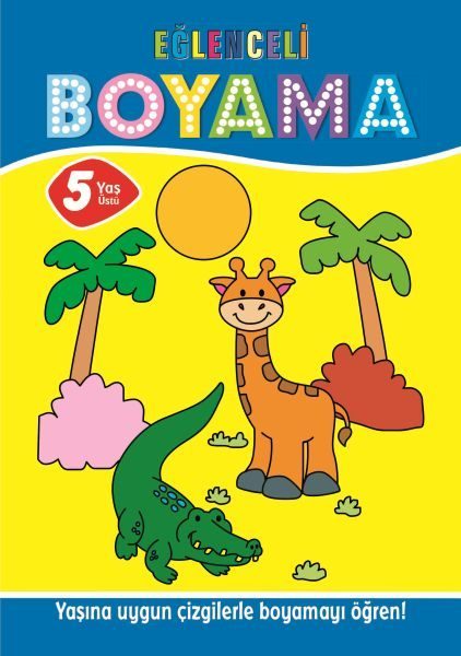 Eğlenceli Boyama - 5 Yaş Üstü 4’lü Pastel Boya Hediyeli  (4022)