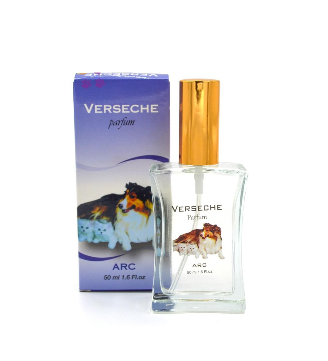 CLZ205 Verseche Arc Kedi Köpek Parfümü Cam Şişe 50 ml