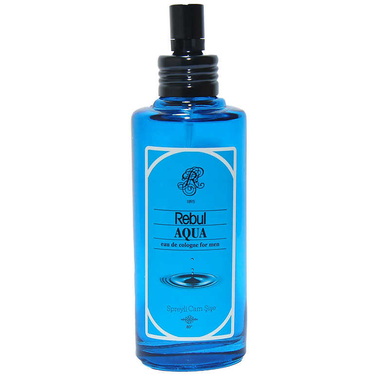 CLZ214 Aqua Kolonya 80 Derece Cam Şişe  Sprey 100 ML