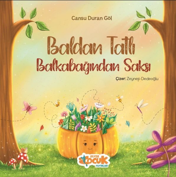 Baldan Tatlı Balkabağından Saksı  (4022)