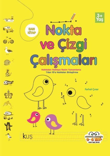 Nokta ve Çizgi Çalışmaları Sarı Kitap  (4022)