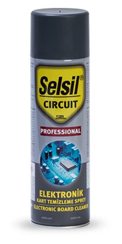 CLZ202 Selsil Elektronik Devre Kart Temizleyici 200 ml Yağsız