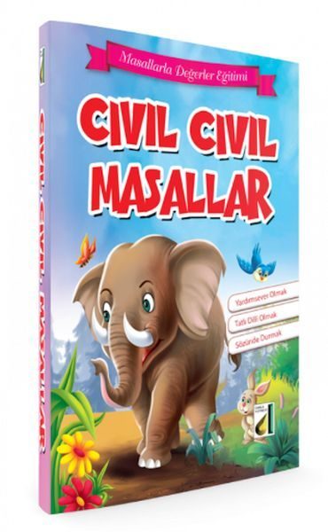 Masallarla Değerler Eğitimi - Cıvıl Cıvıl Masallar (Ciltli)  (4022)