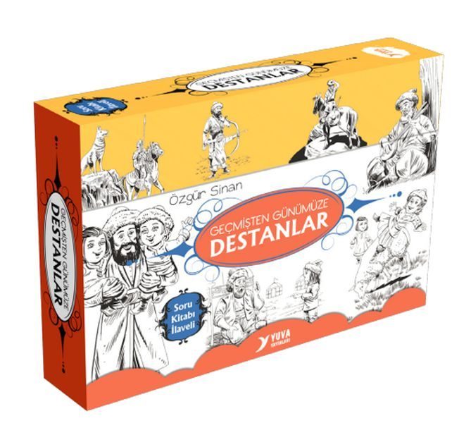 Geçmişten Günümüze Destanlar Serisi 4. Sınıf  (10 Kitaplık Set)  (4022)