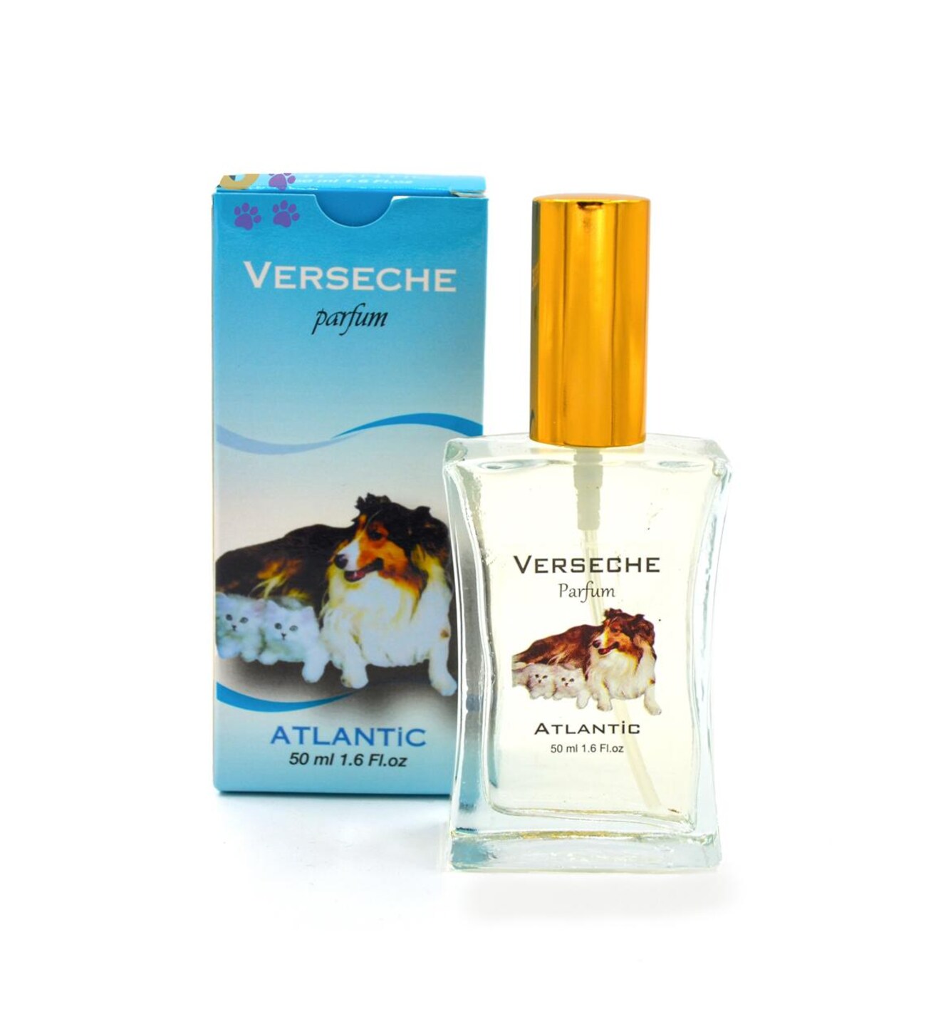 CLZ205 Verseche Atlantic Kedi Köpek Parfümü Cam Şişe 50 ml