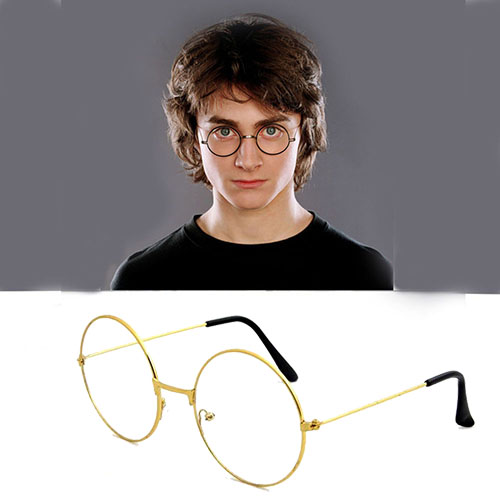 Harry Potter Metal Çerçeveli Gözlüğü - Haryy Potter Gryffindor Gözlüğü (CLZ)