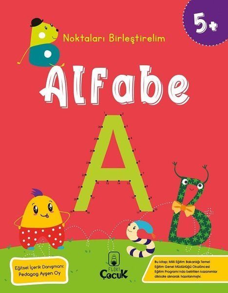 Noktaları Birleştirelim - Alfabe +5 Yaş  (4022)