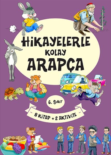 6. Sınıf Hikayelerle Kolay Arapça (8 Kitap + 2 Aktivite)  (4022)