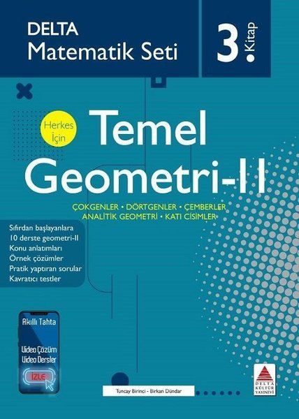 Delta Matematik Seti 3.Kitap - Herkes İçin Temel Geometri 2  (4022)