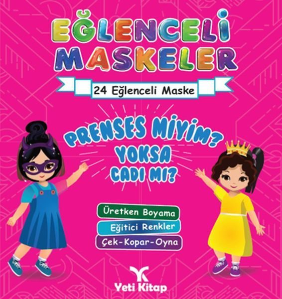 Eğlenceli maskeler prenses miyim yoksa cadımı ?  (4022)