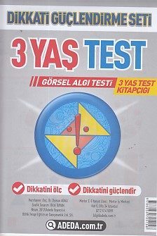 Dikkati Güçlendirme Seti 3 Yaş Test  (4022)