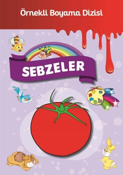 Örnekli Boyama - Sebzeler  (4022)