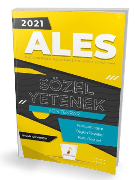 Pelikan 2021 ALES Sözel Yetenek Son Tekrar Konu Anlatımı  (4022)