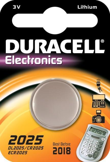 CLZ202 Duracell CR 2025 Lityum Pil 3 Volt