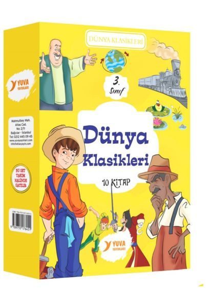 Dünya Klasikleri 3. Sınıf 10 Kitap  (4022)