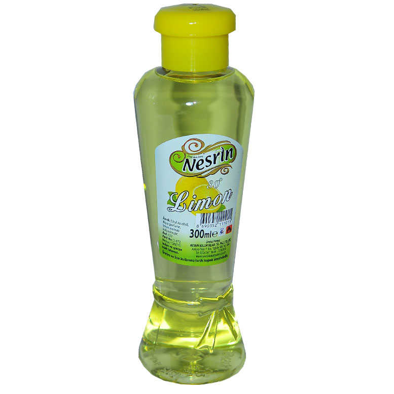 CLZ214 Limon Kolonyası 80 Derece Pet Şişe 300 ML