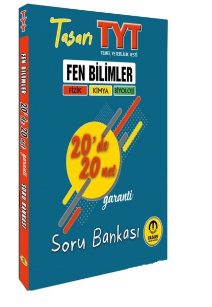 Tasarı TYT Fen Bilimleri 20 de 40 Net Soru Bankası  (4022)