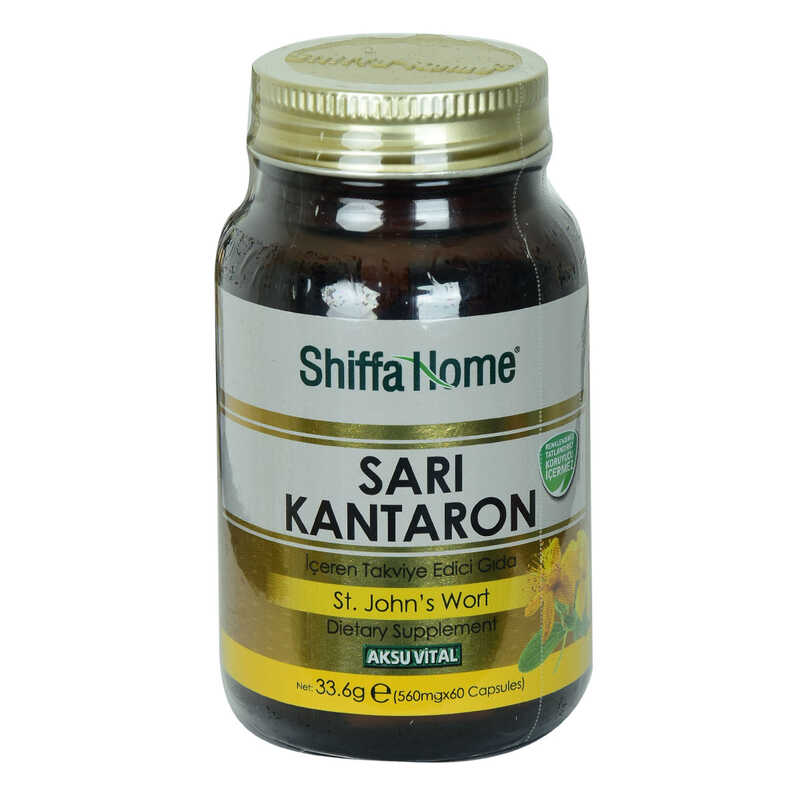 CLZ214 Shiffa Home Sarı Kantaron Diyet Takviyesi 560 Mg x 60 Kapsül